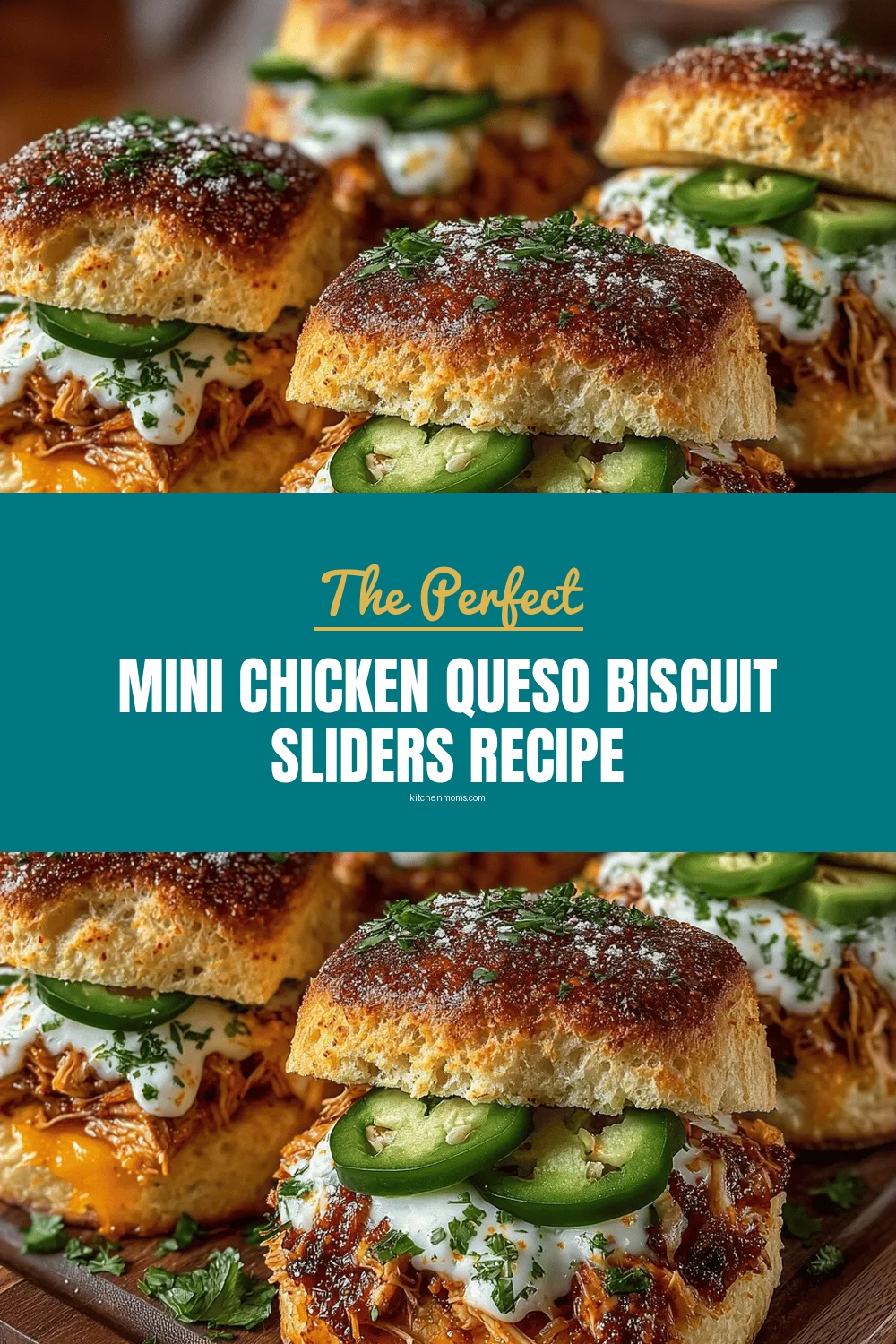 Mini Chicken Queso Biscuit Sliders Recipe