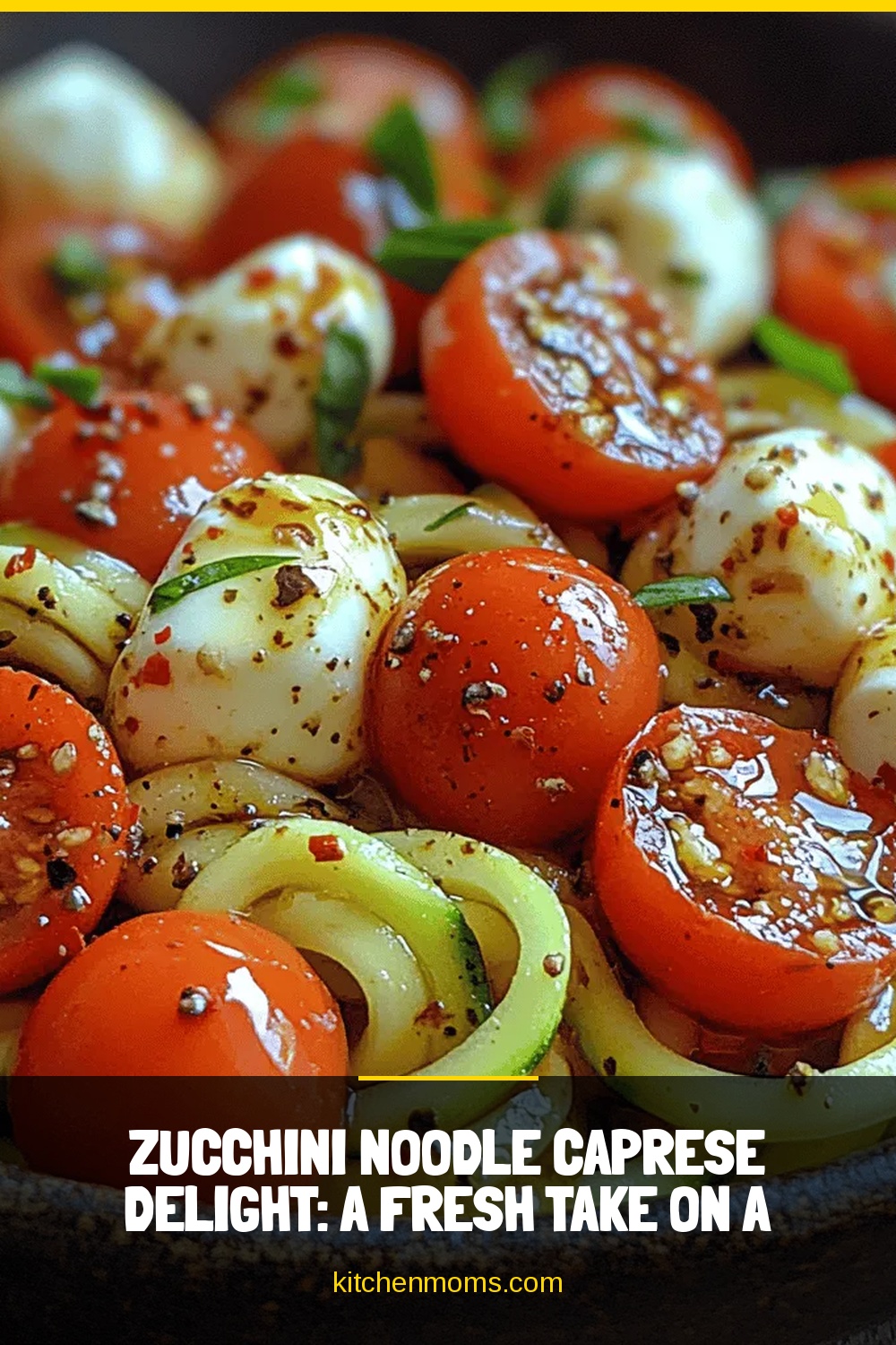 Zucchini Noodle Caprese Delight: A Fresh Take on a Classic Dish