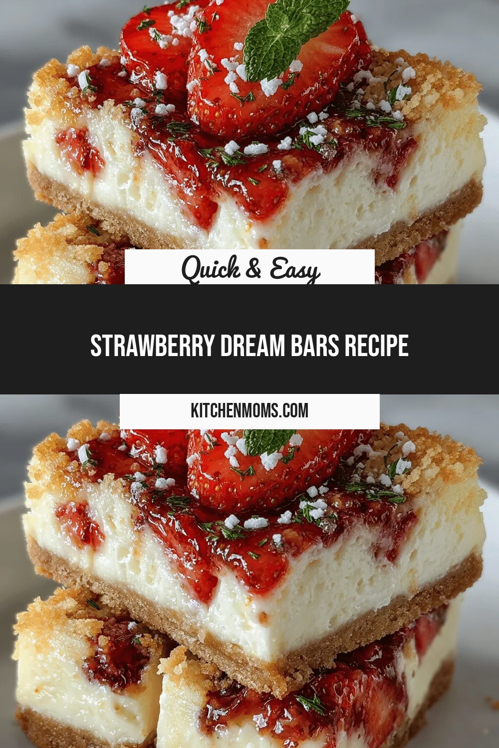 Strawberry Dream Bars Recipe