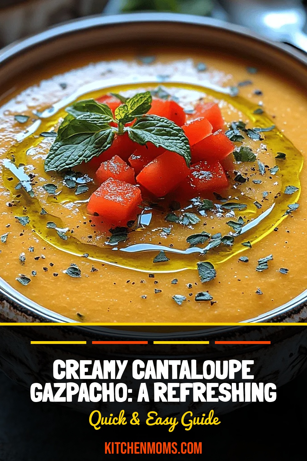 Creamy Cantaloupe Gazpacho: A Refreshing Summer Delight