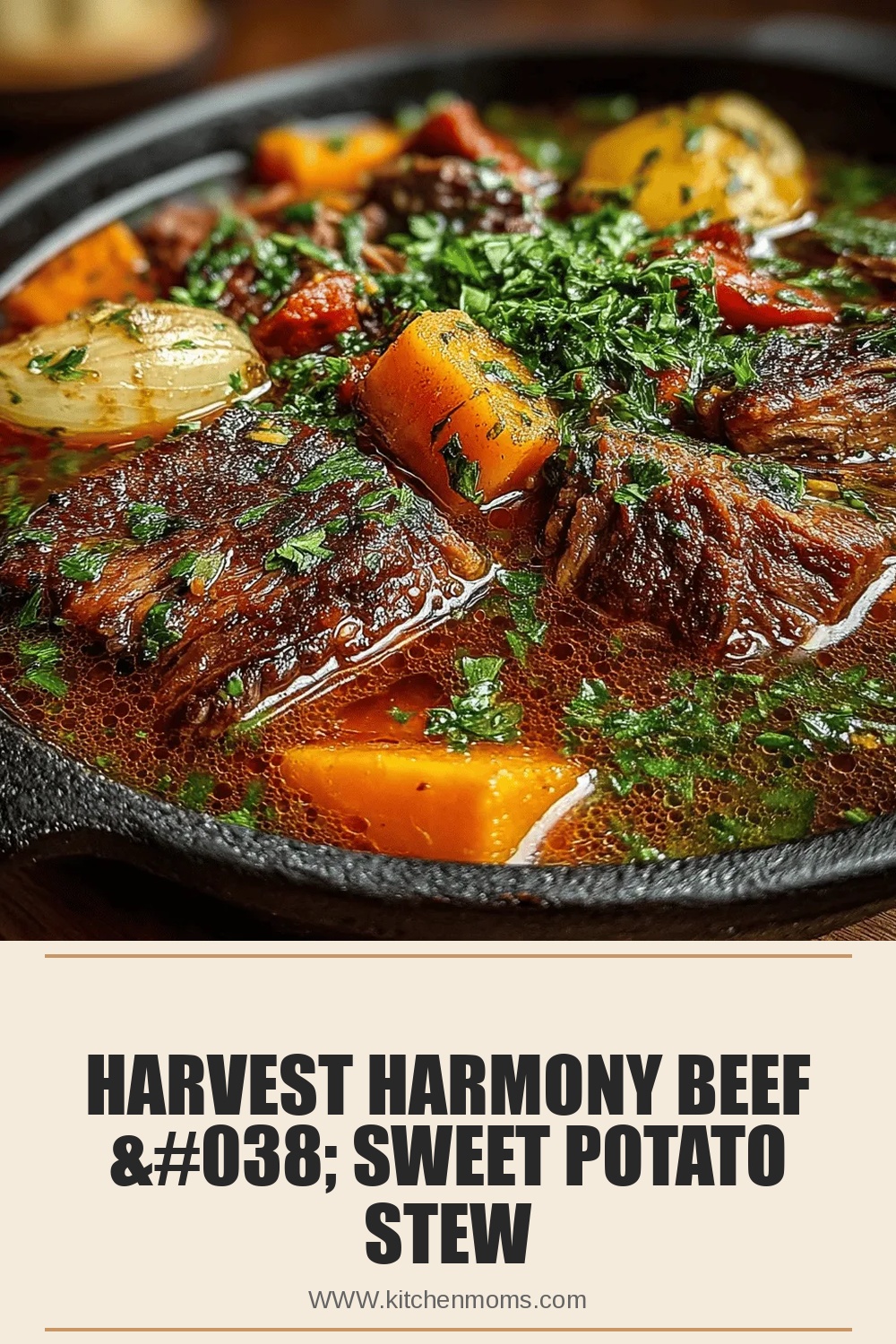 Harvest Harmony Beef & Sweet Potato Stew