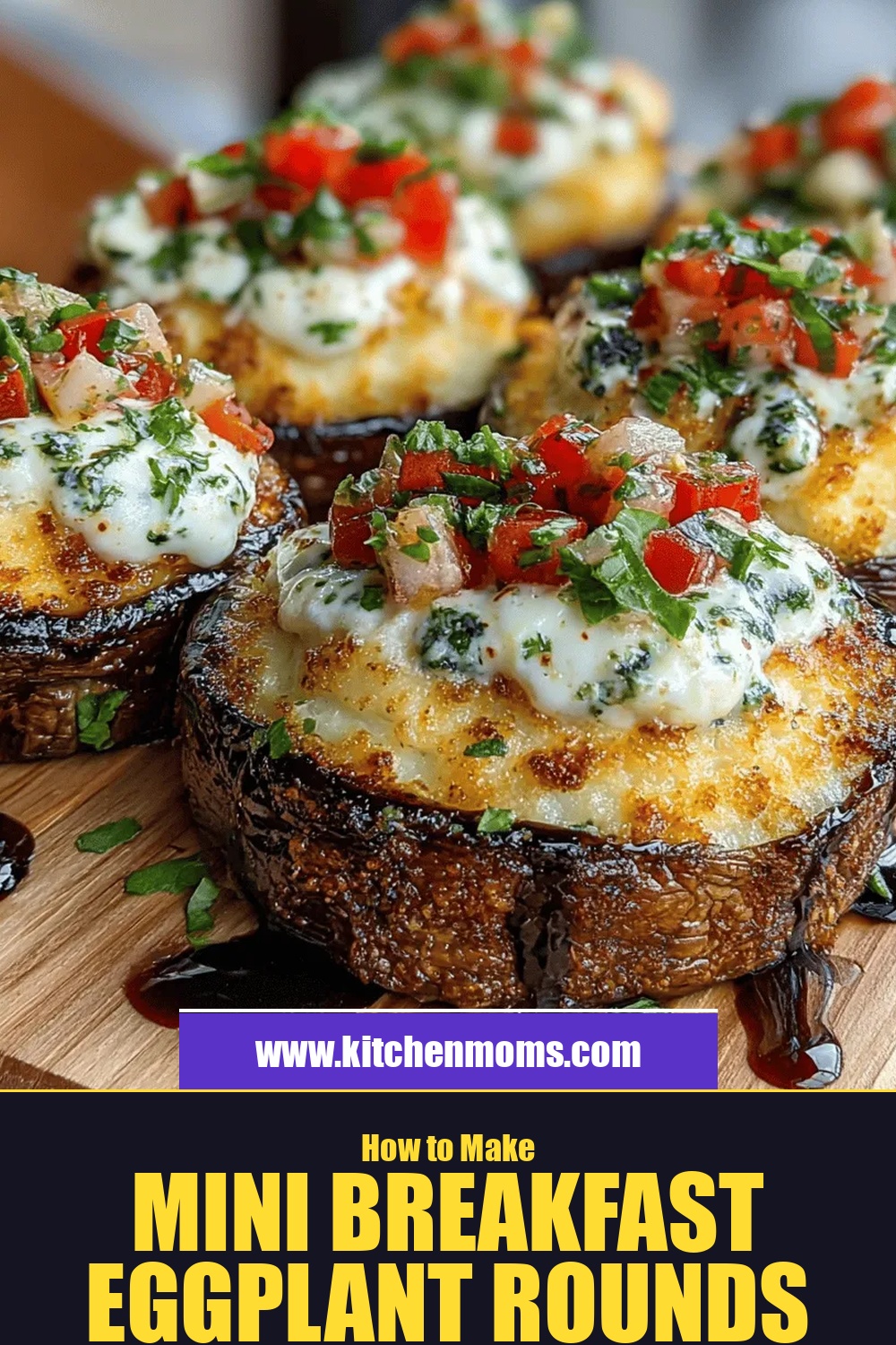 Mini Breakfast Eggplant Rounds