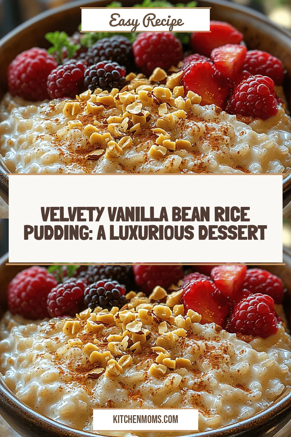 Velvety Vanilla Bean Rice Pudding: A Luxurious Dessert Experience