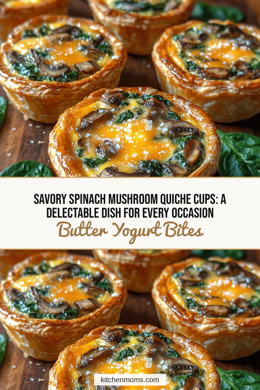 Savory Spinach Mushroom Quiche Cups: A Delectable Dish for Every Occasion