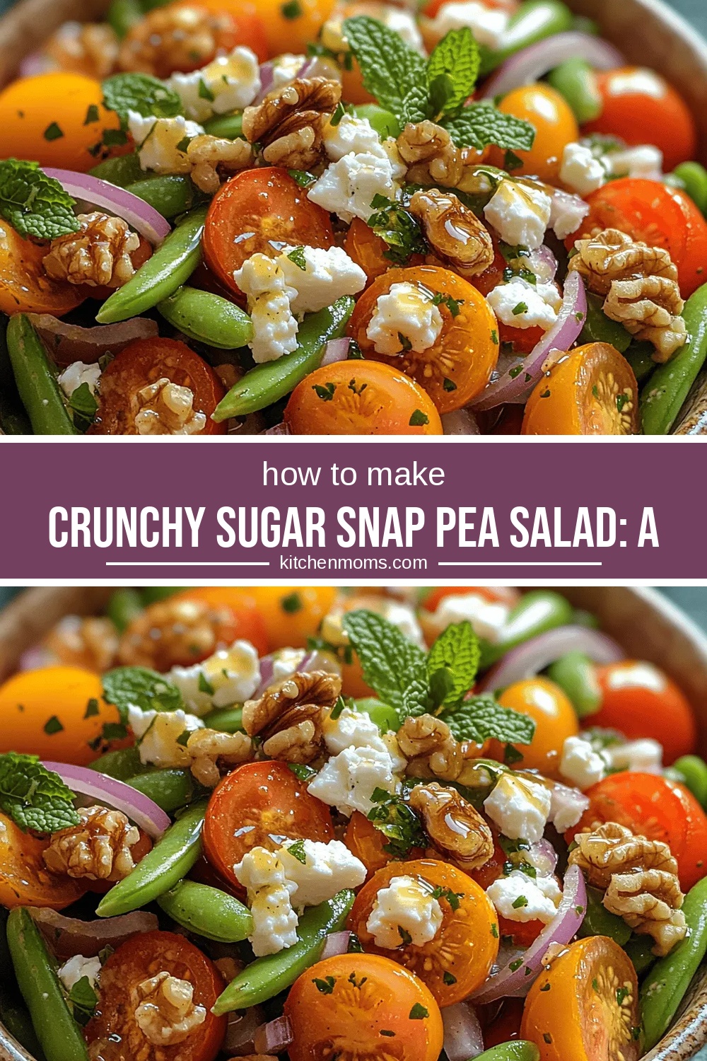 Crunchy Sugar Snap Pea Salad: A Vibrant Touch of Health on Your Plate