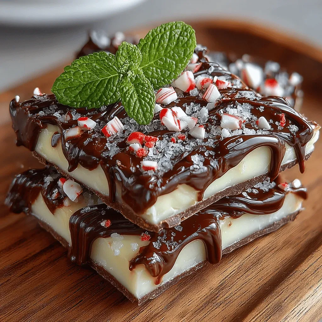 Minty Delight Frozen Chocolate Yogurt Bark Recipe
