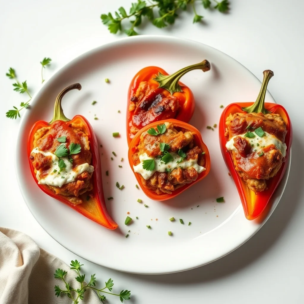 Ranch Wonderland Stuffed Peppers