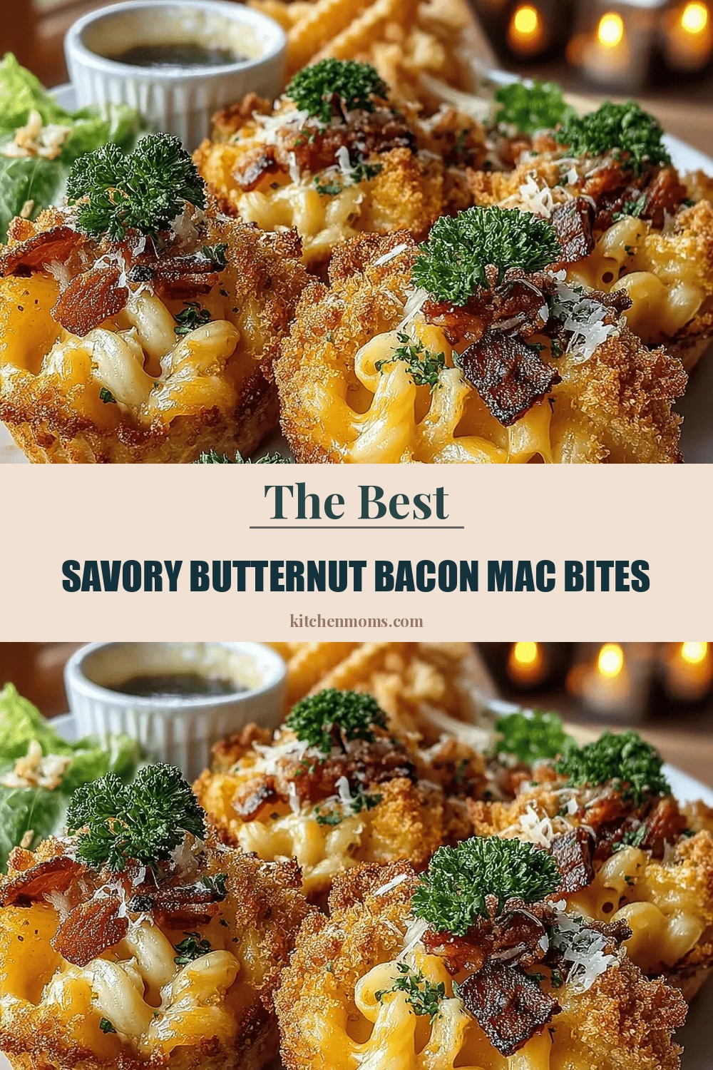 Savory Butternut Bacon Mac Bites