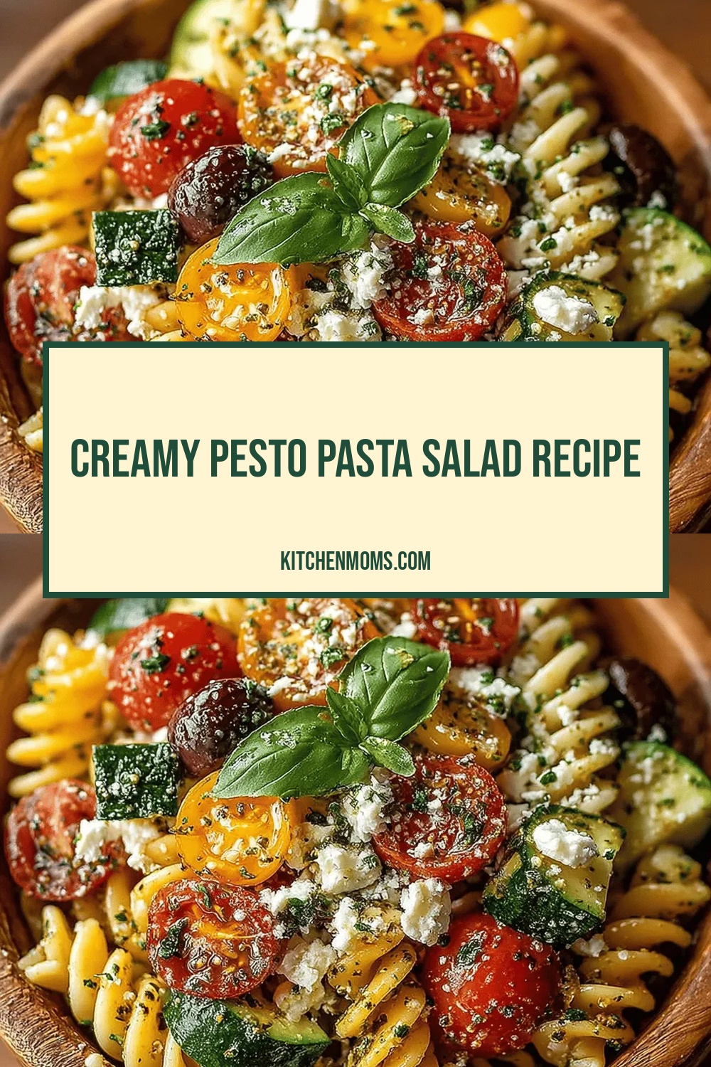 Creamy Pesto Pasta Salad Recipe