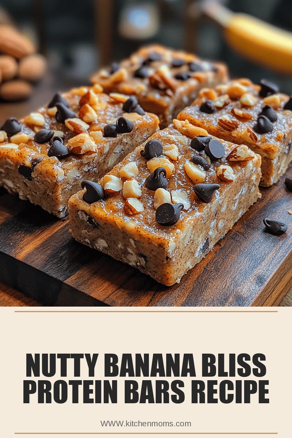 Nutty Banana Bliss Protein Bars Recipe