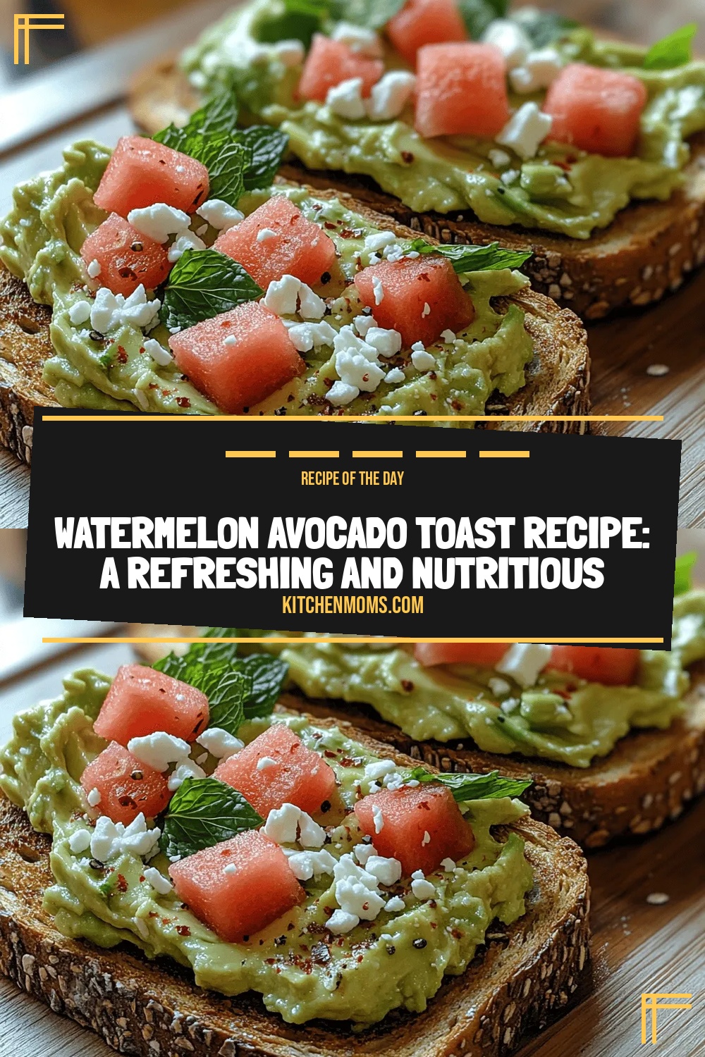 Watermelon Avocado Toast Recipe: A Refreshing and Nutritious Delight