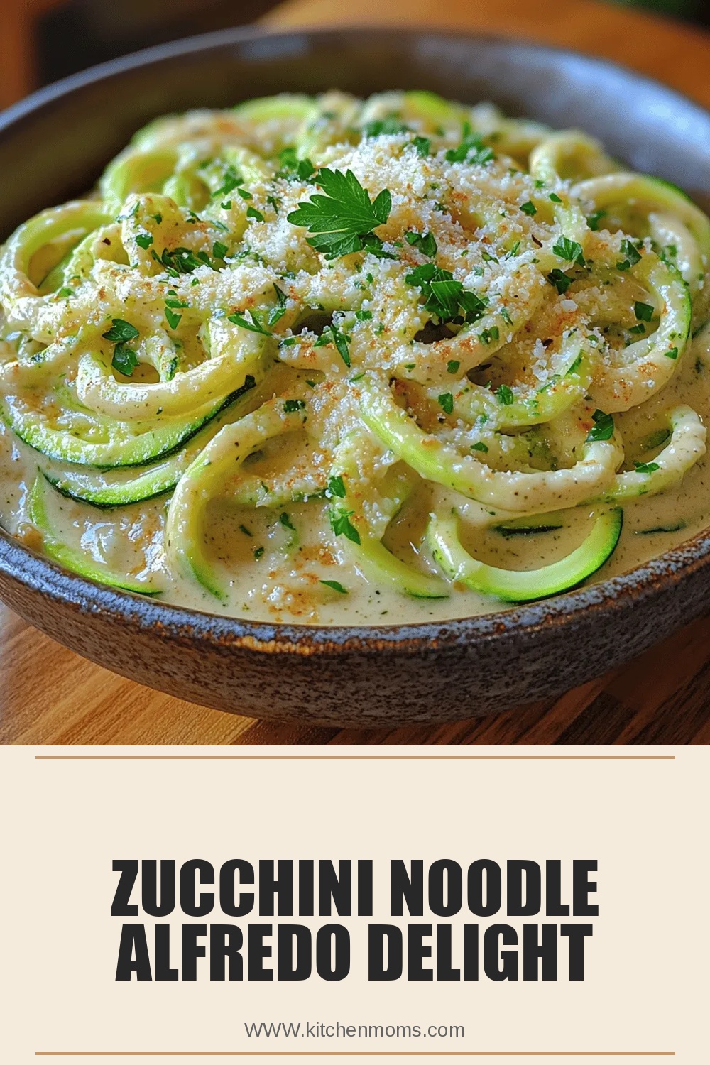 Zucchini Noodle Alfredo Delight