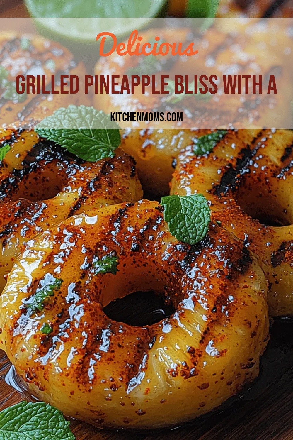 Grilled Pineapple Bliss with a Kick: A Flavorful Tropical Treat