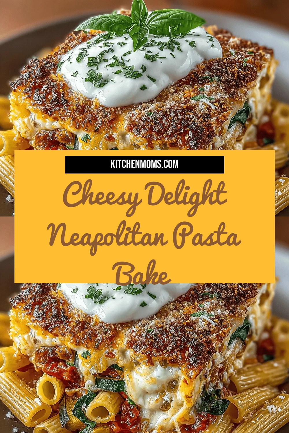 Cheesy Delight Neapolitan Pasta Bake