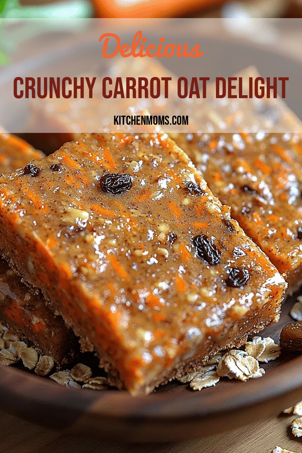 Crunchy Carrot Oat Delight Bars Recipe
