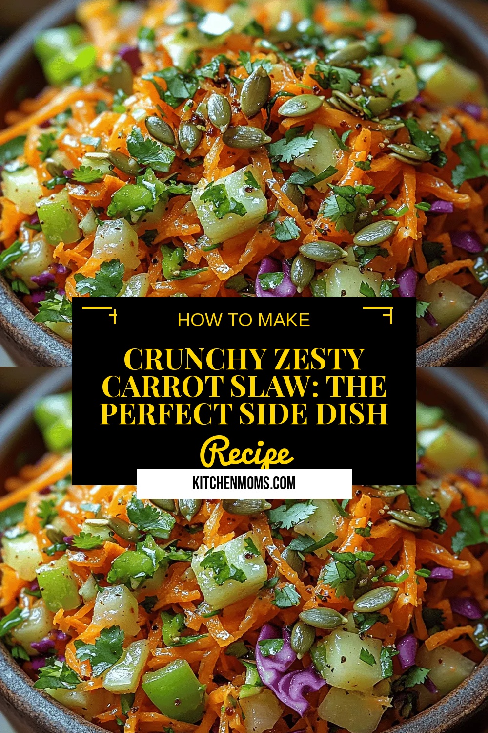 Crunchy Zesty Carrot Slaw: The Perfect Side Dish
