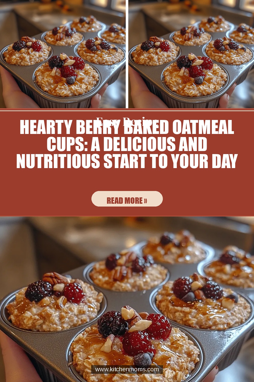 Hearty Berry Baked Oatmeal Cups: A Delicious and Nutritious Start to Your Day