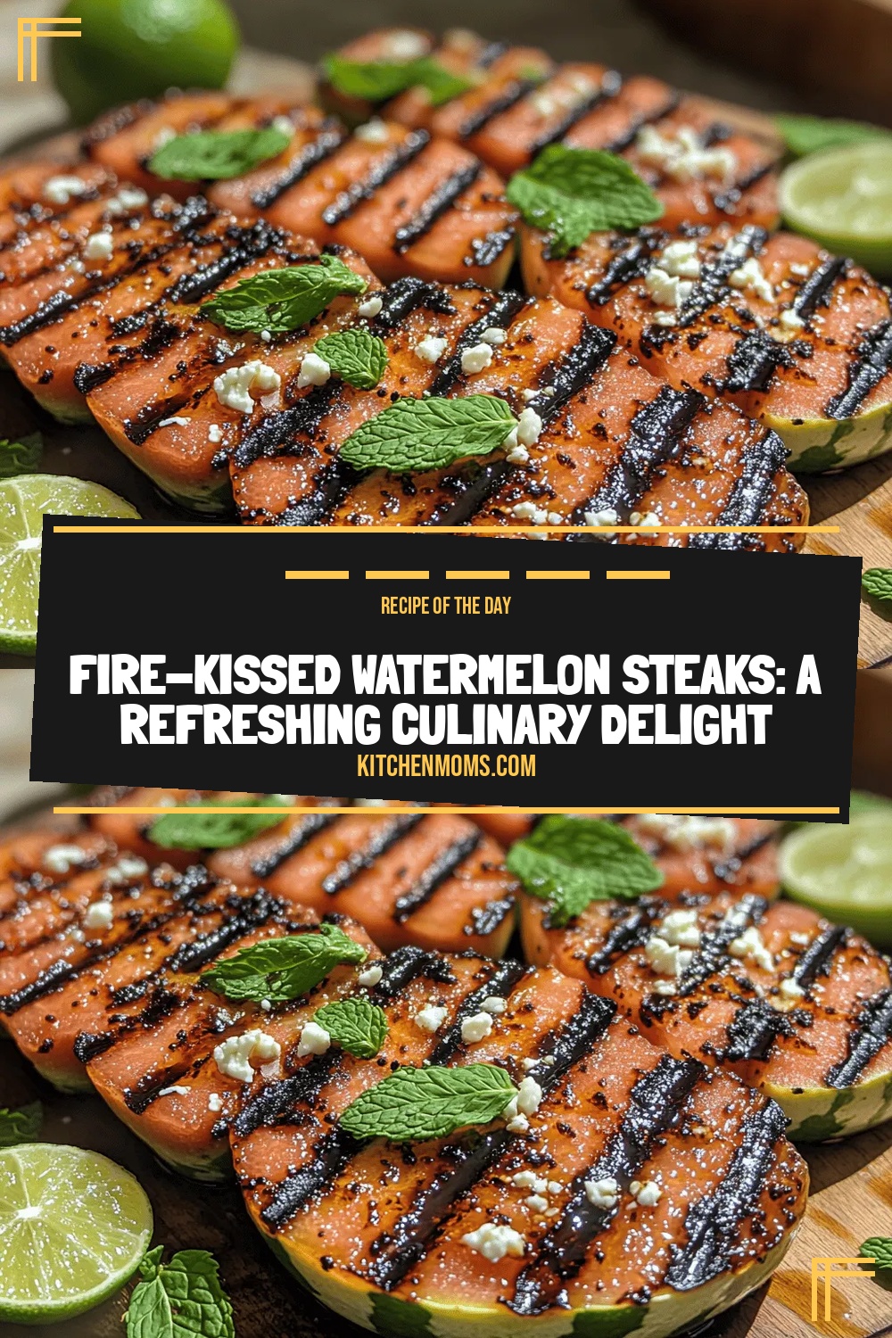 Fire-Kissed Watermelon Steaks: A Refreshing Culinary Delight