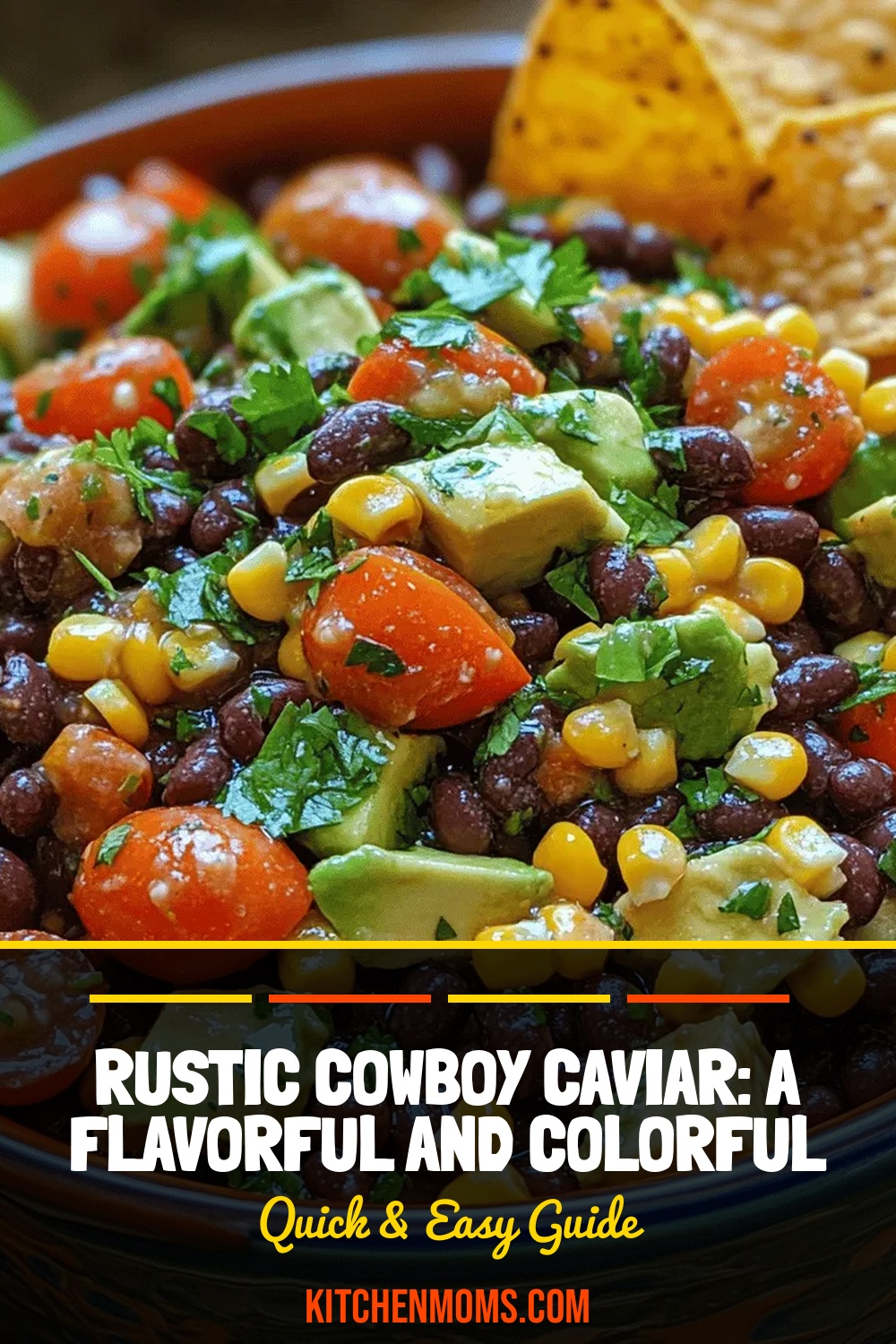 Rustic Cowboy Caviar: A Flavorful and Colorful Dip for Any Occasion