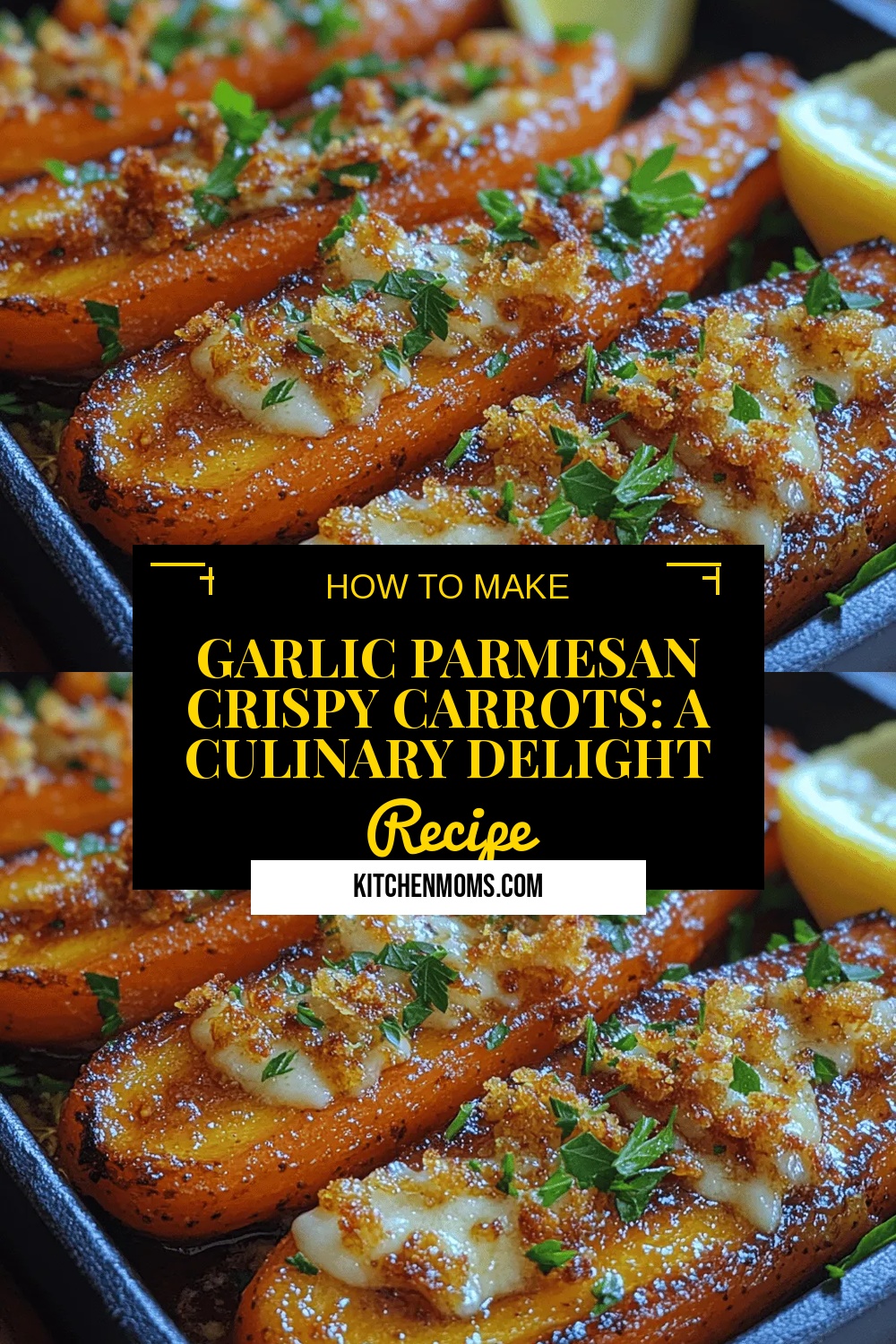 Garlic Parmesan Crispy Carrots: A Culinary Delight