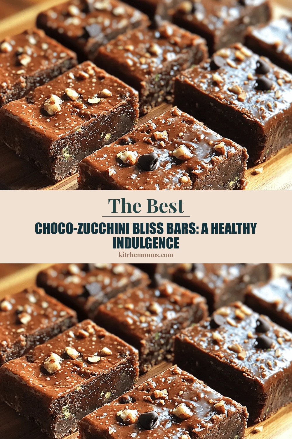 Choco-Zucchini Bliss Bars: A Healthy Indulgence