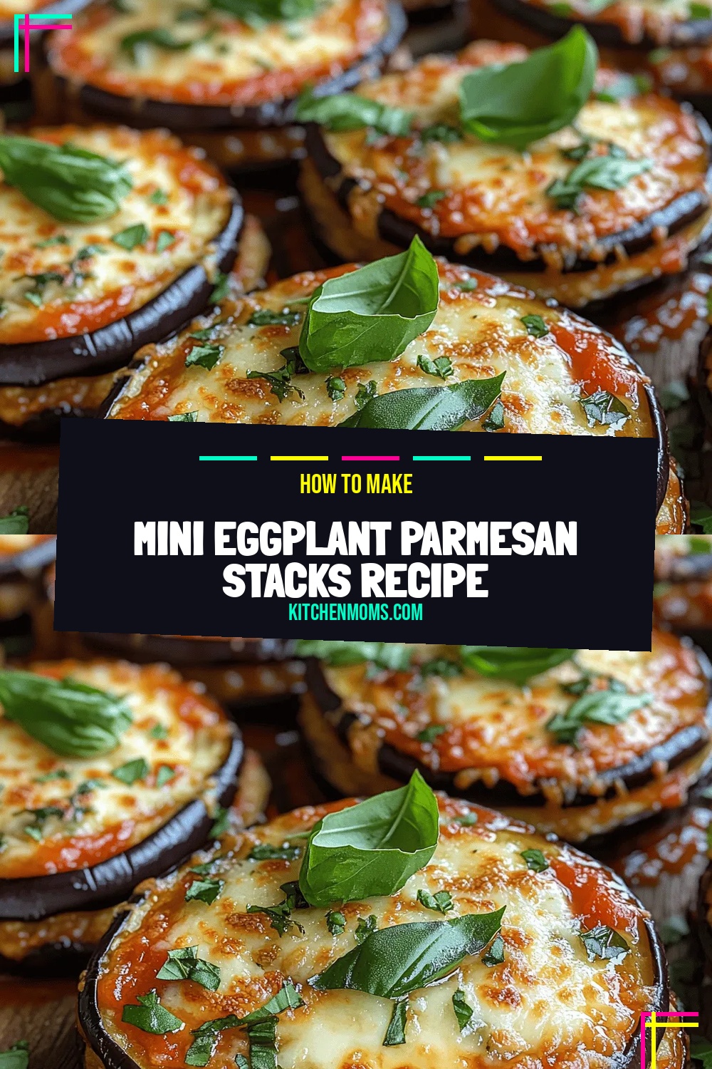 Mini Eggplant Parmesan Stacks Recipe