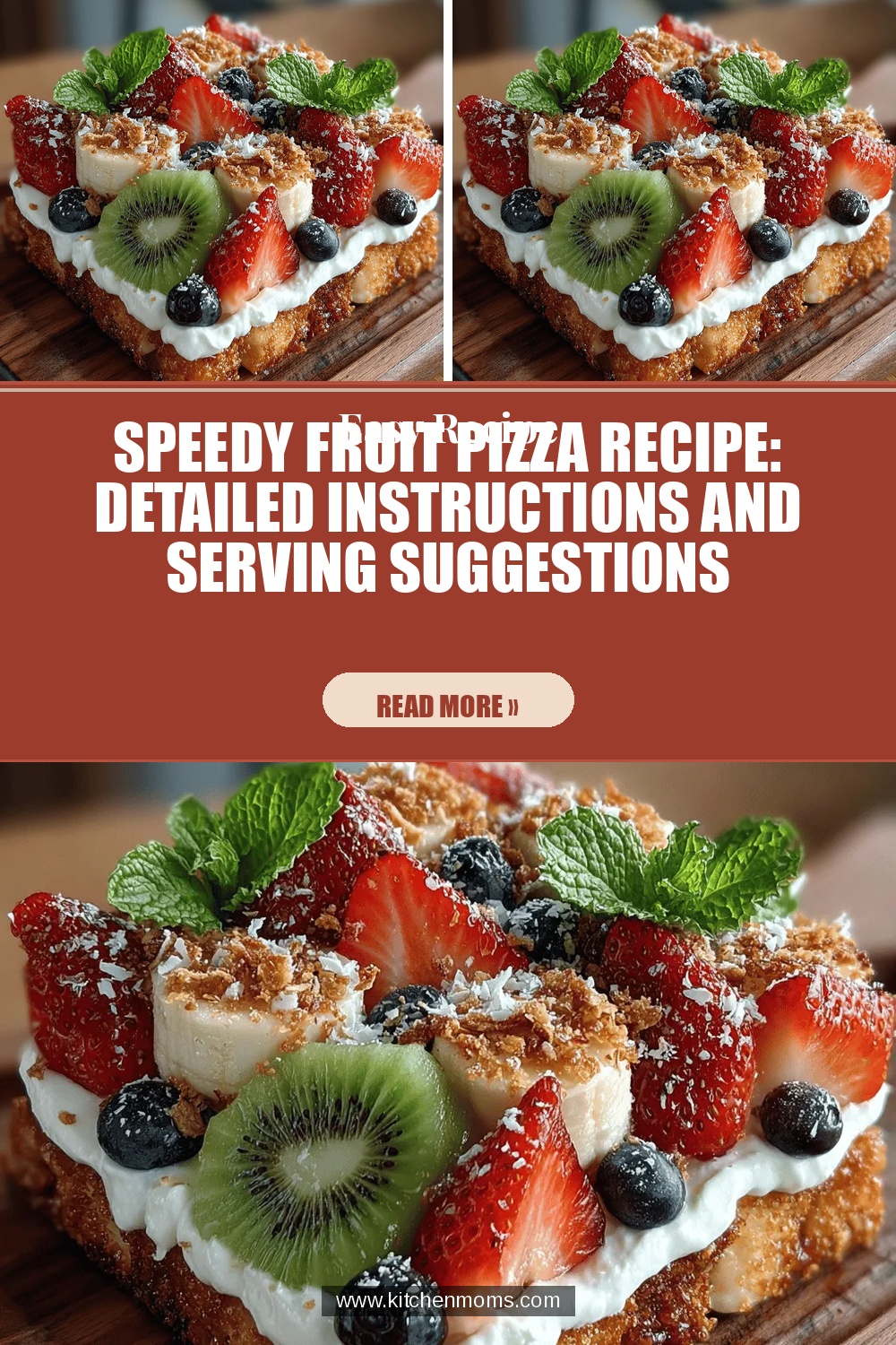 Speedy Fruit Pizza Recipe: Detailed Instructions and Serving Suggestions