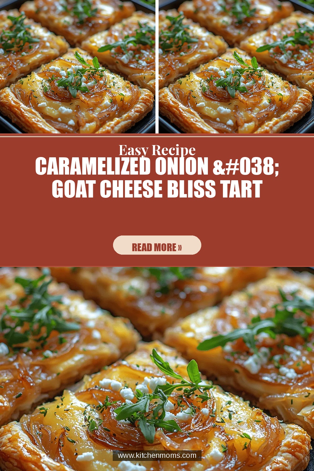 Caramelized Onion & Goat Cheese Bliss Tart