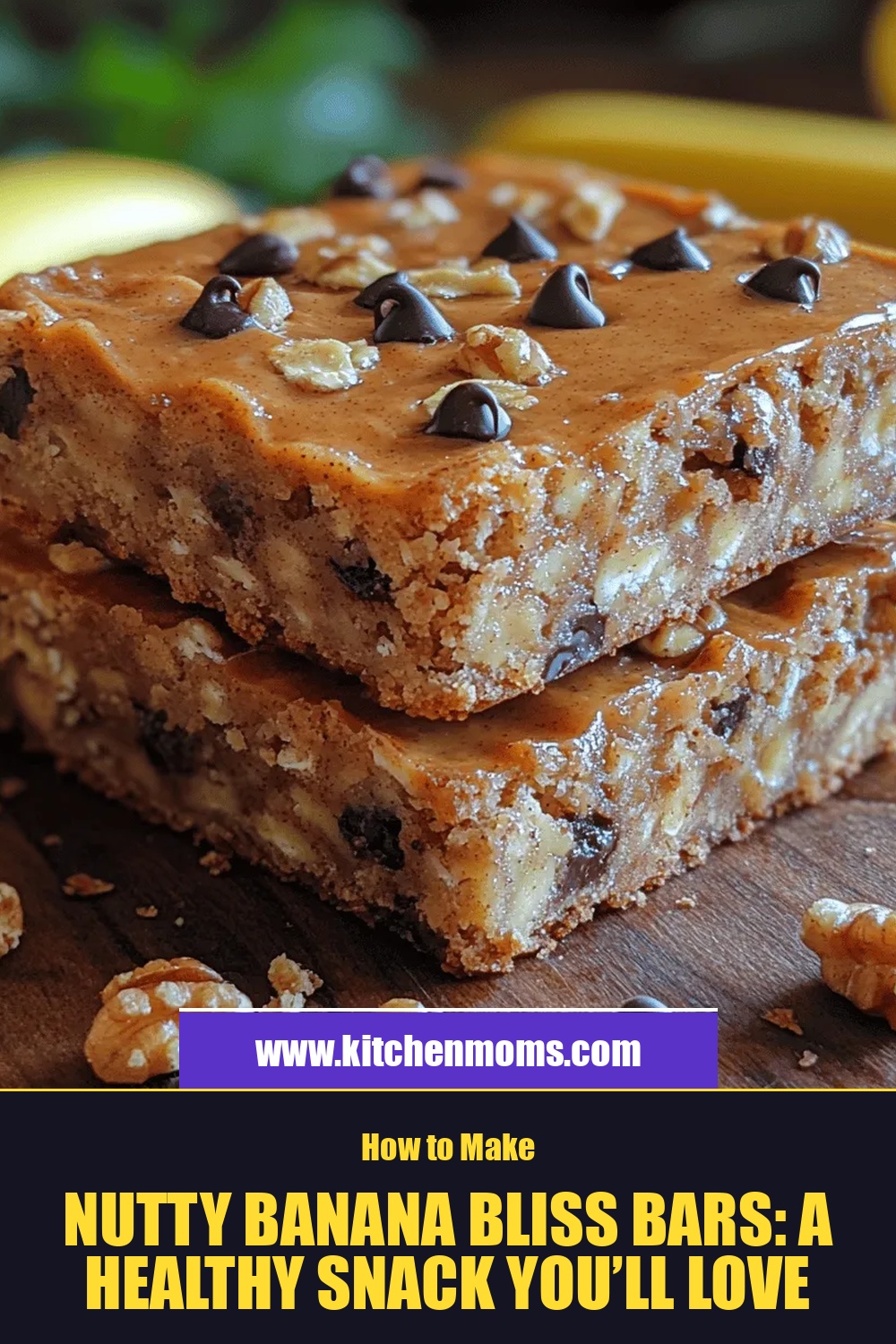 Nutty Banana Bliss Bars: A Healthy Snack You’ll Love