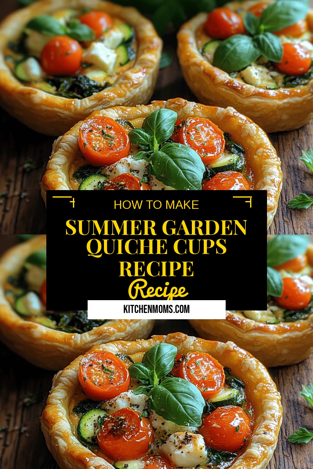 Summer Garden Quiche Cups Recipe