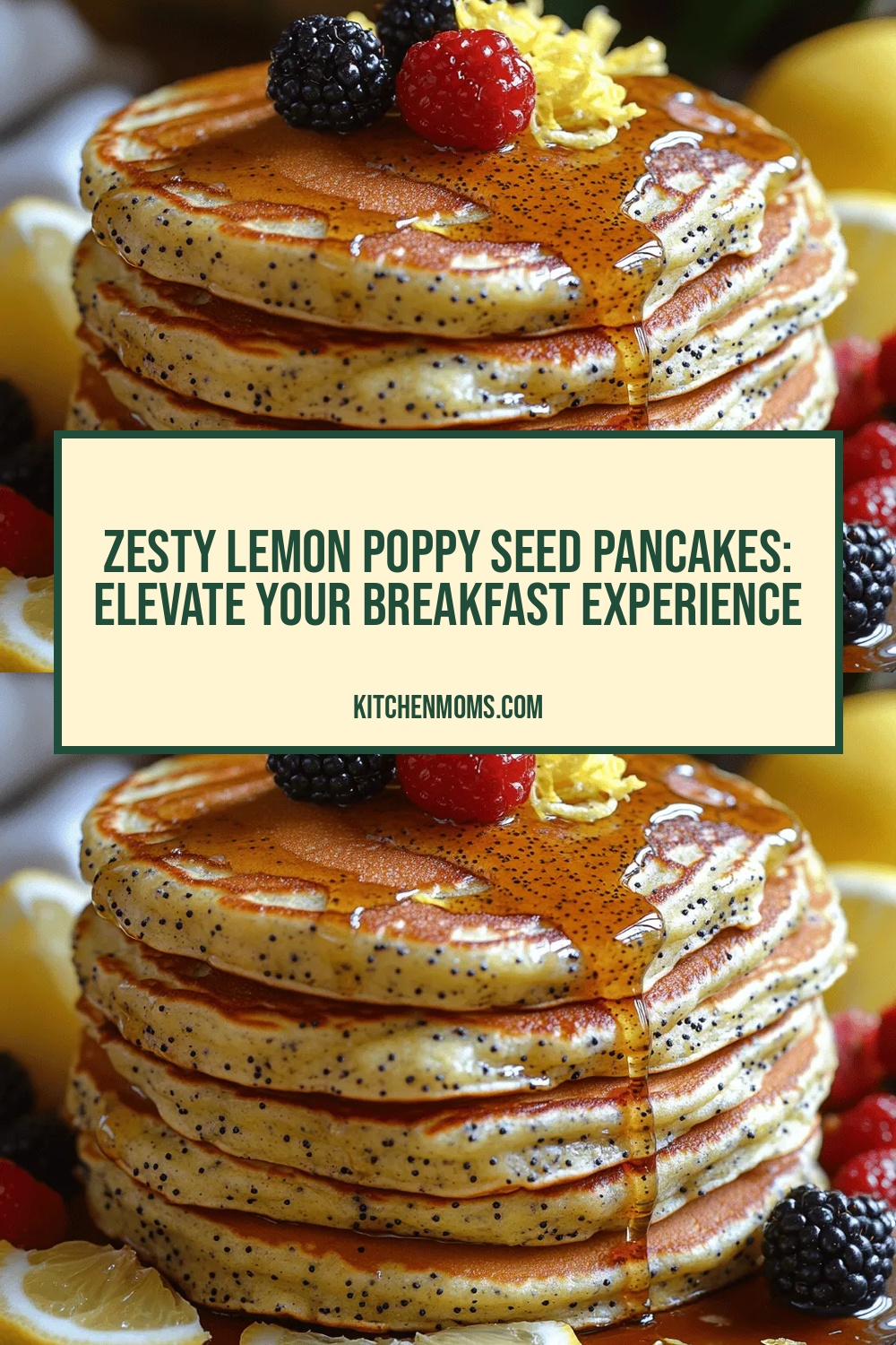 Zesty Lemon Poppy Seed Pancakes: Elevate Your Breakfast Experience