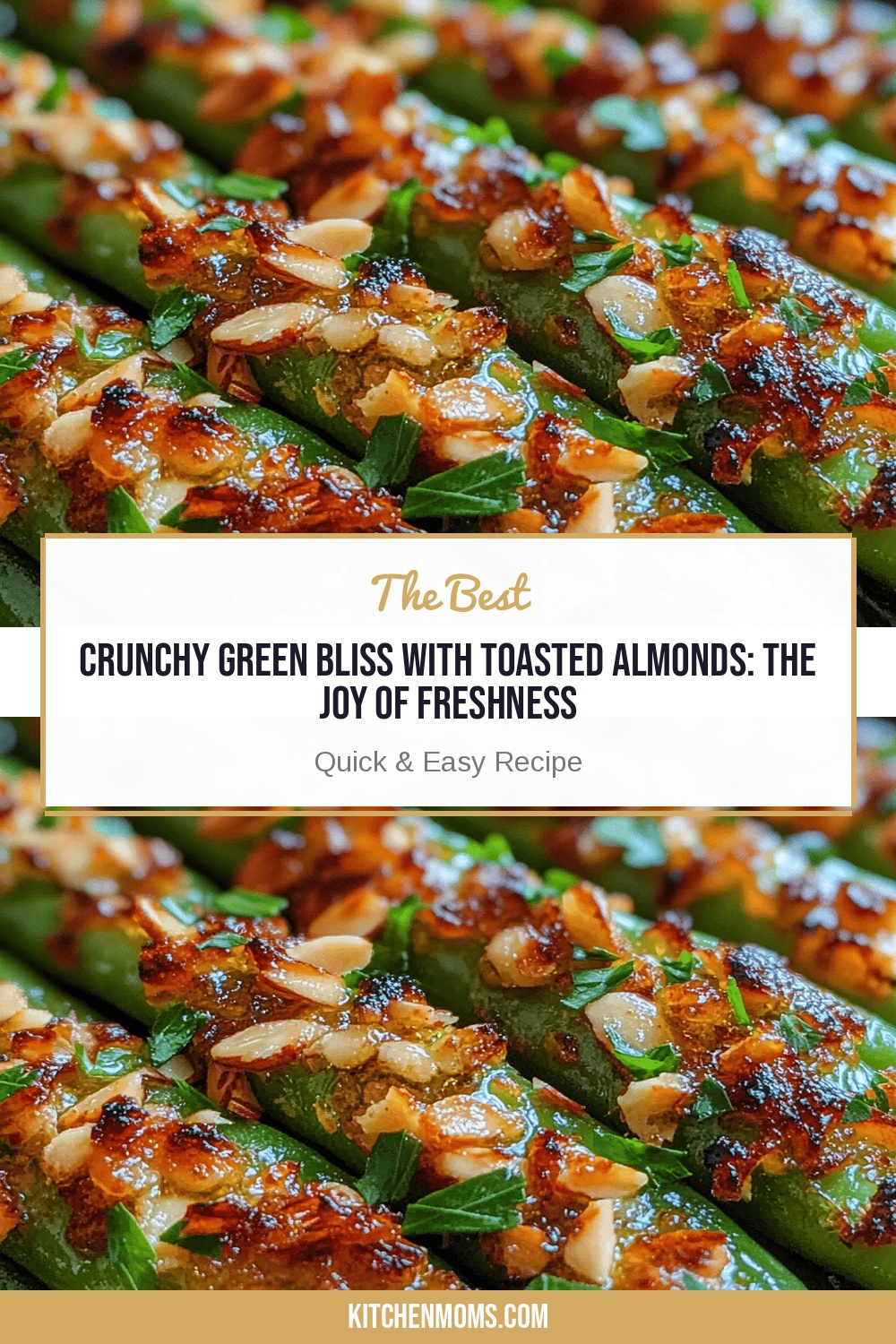 Crunchy Green Bliss with Toasted Almonds: The Joy of Freshness