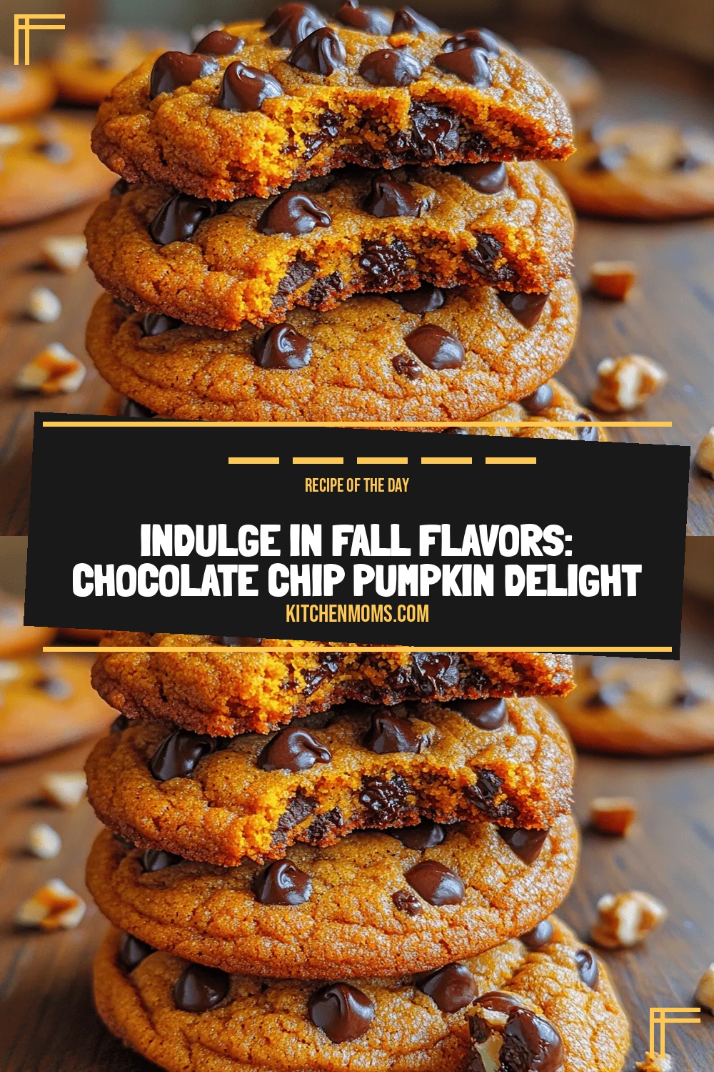 Indulge in Fall Flavors: Chocolate Chip Pumpkin Delight Cookies Recipe