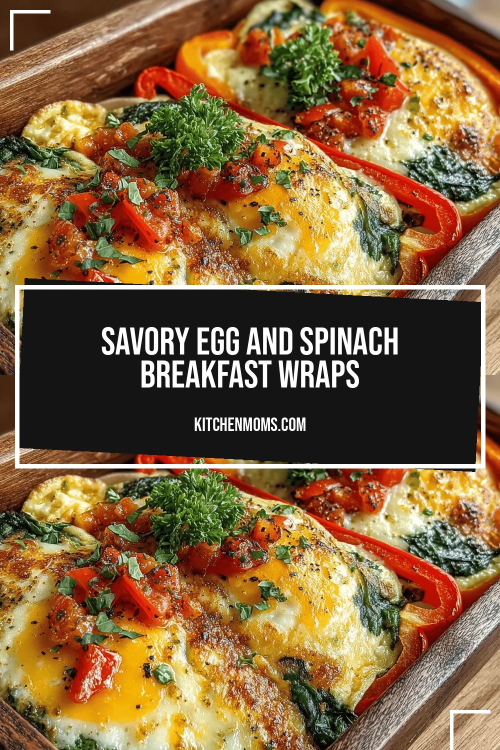 Savory Egg and Spinach Breakfast Wraps