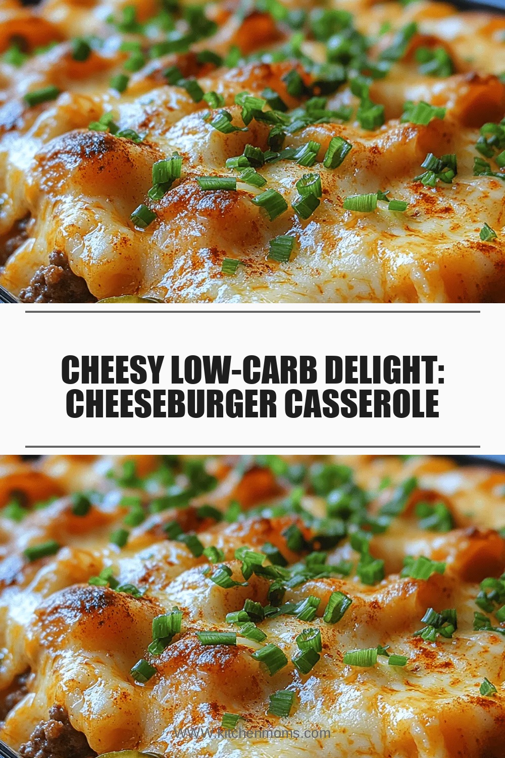Cheesy Low-Carb Delight: Cheeseburger Casserole