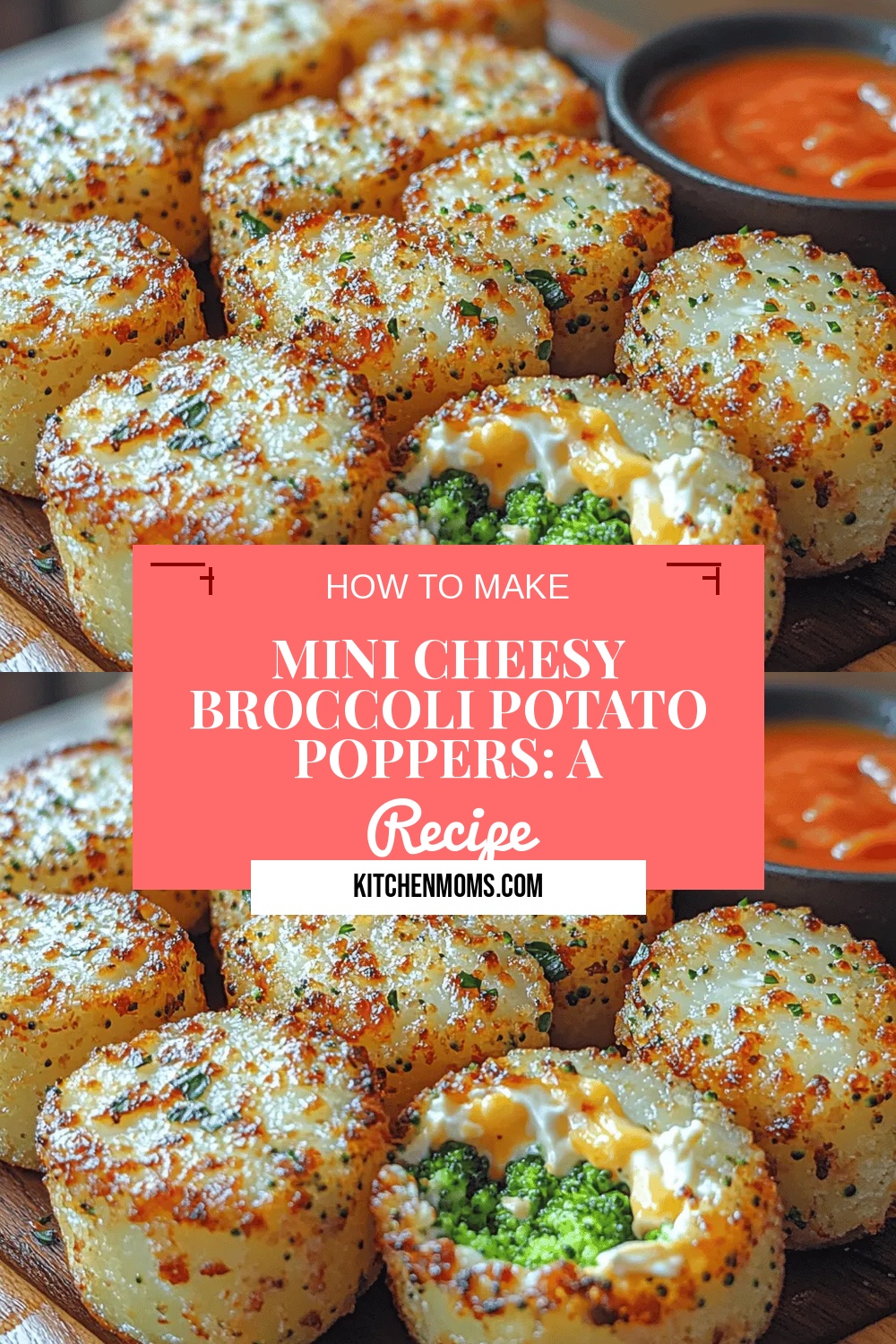 Mini Cheesy Broccoli Potato Poppers: A Flavorful Snack