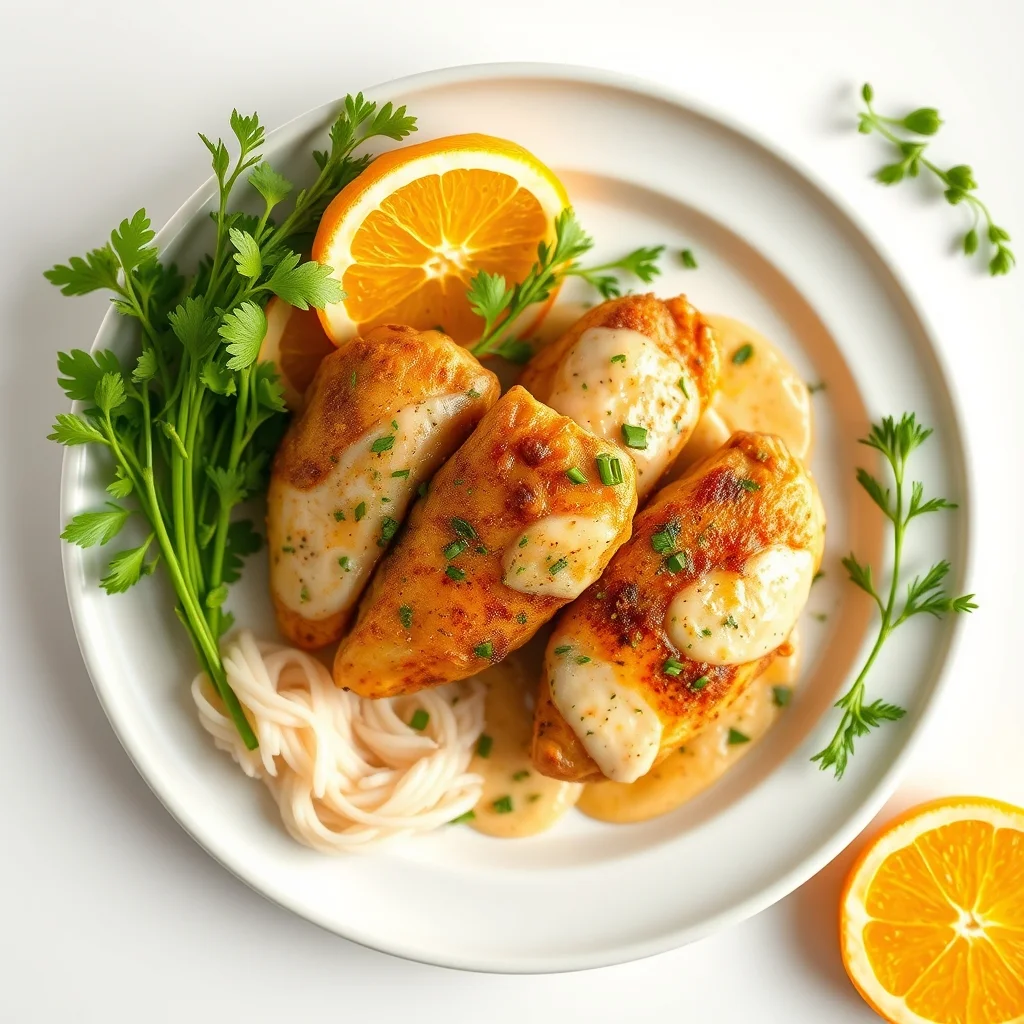 Air Fryer Creamy Orange Zest Chicken