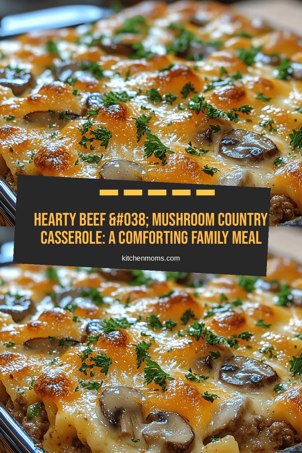 Hearty Beef & Mushroom Country Casserole: A Comforting Family Meal