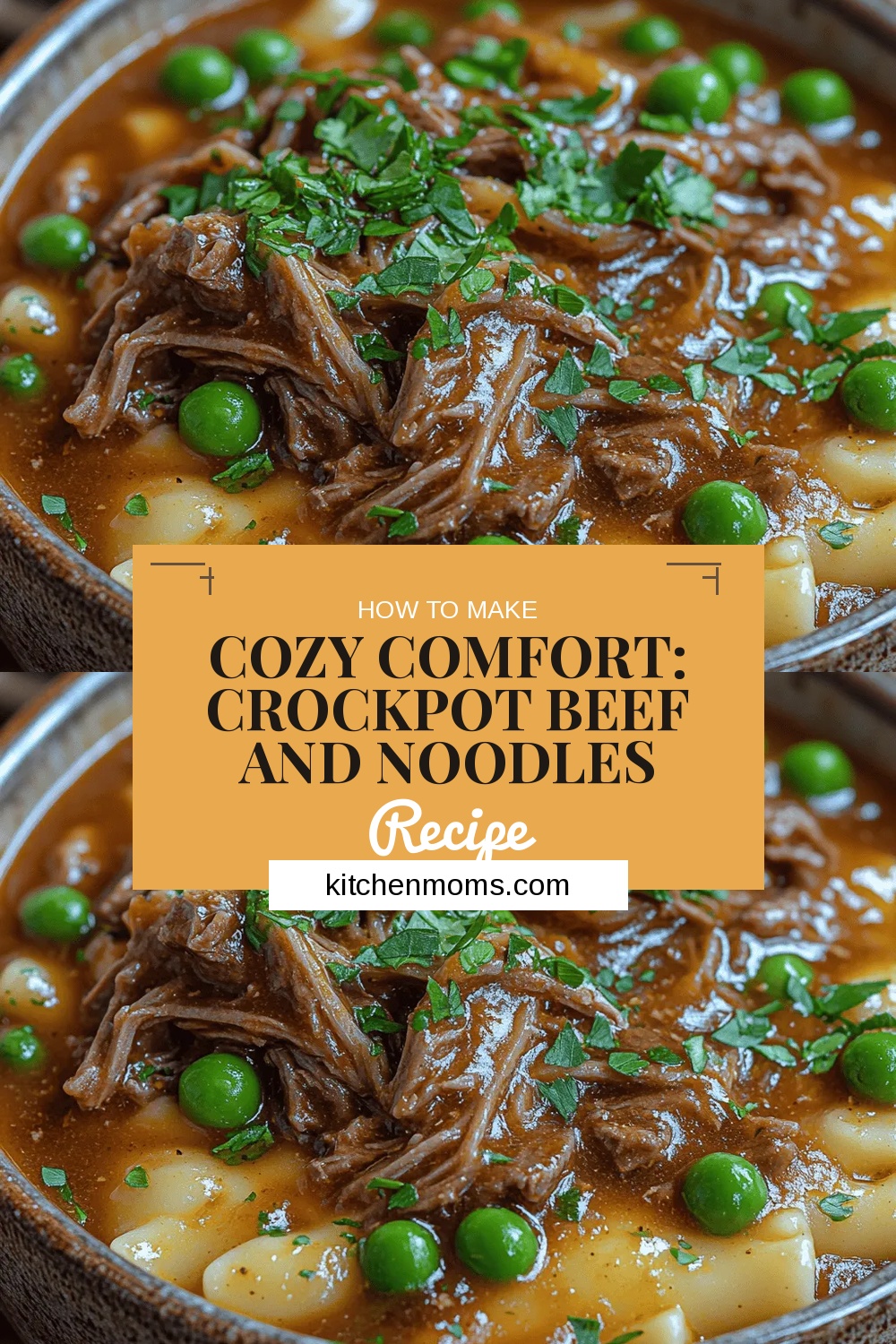 Cozy Comfort: Crockpot Beef and Noodles