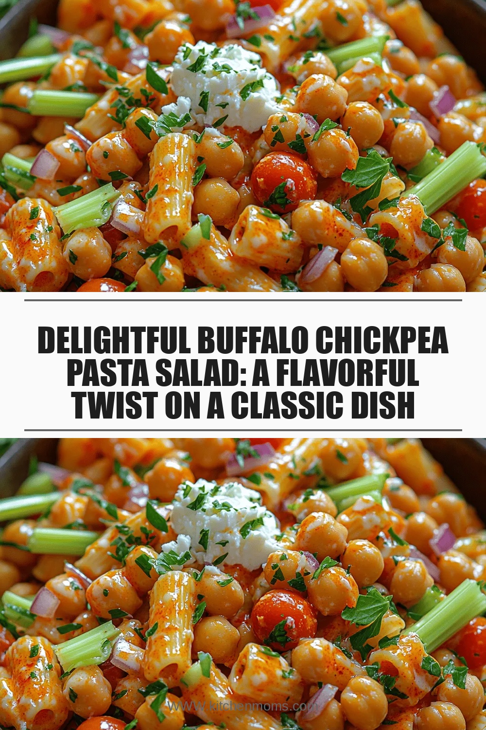 Delightful Buffalo Chickpea Pasta Salad: A Flavorful Twist on a Classic Dish
