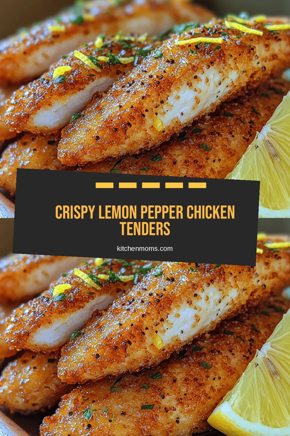 Crispy Lemon Pepper Chicken Tenders