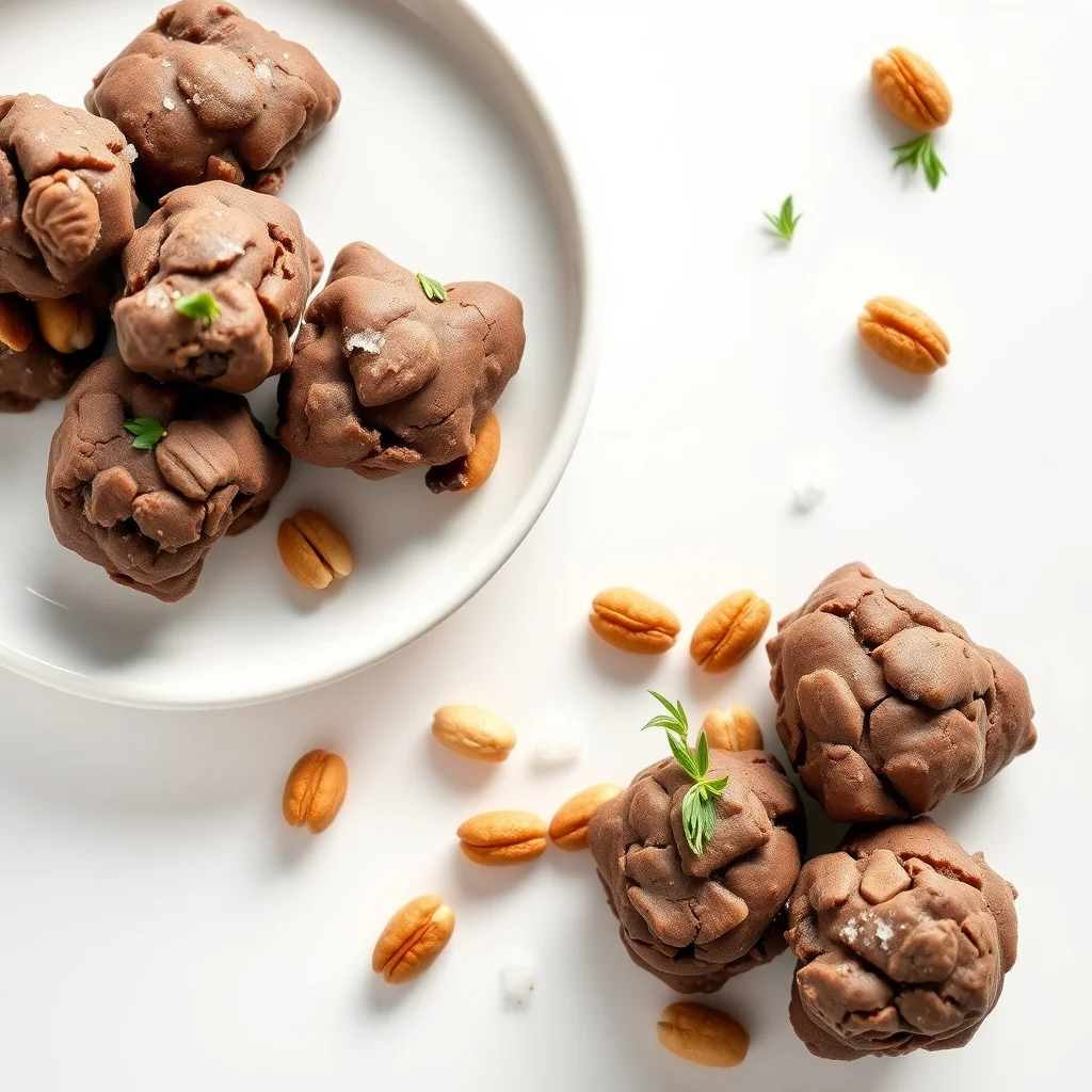 Irresistible Frozen Chocolate Nut Clusters with Sea Salt