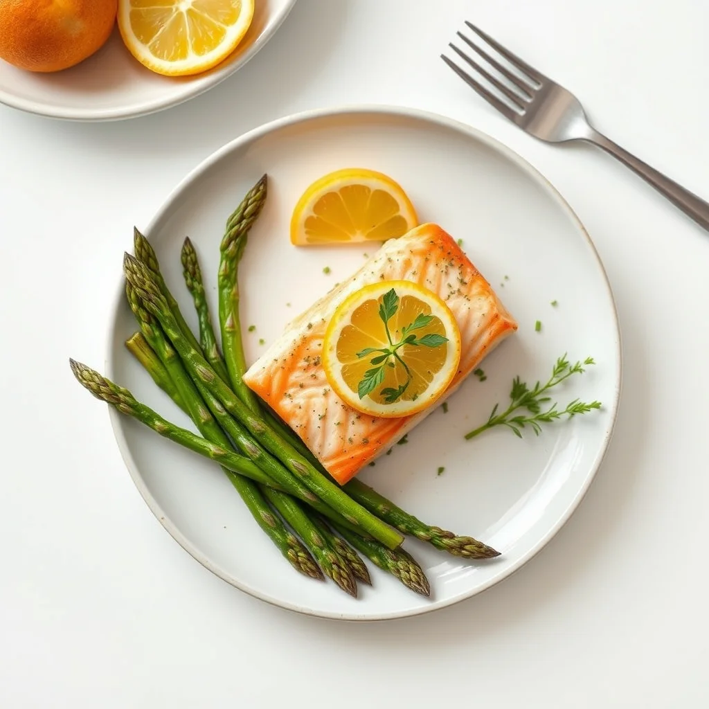 Citrus Burst Salmon & Asparagus: A Delightful One-Pan Meal
