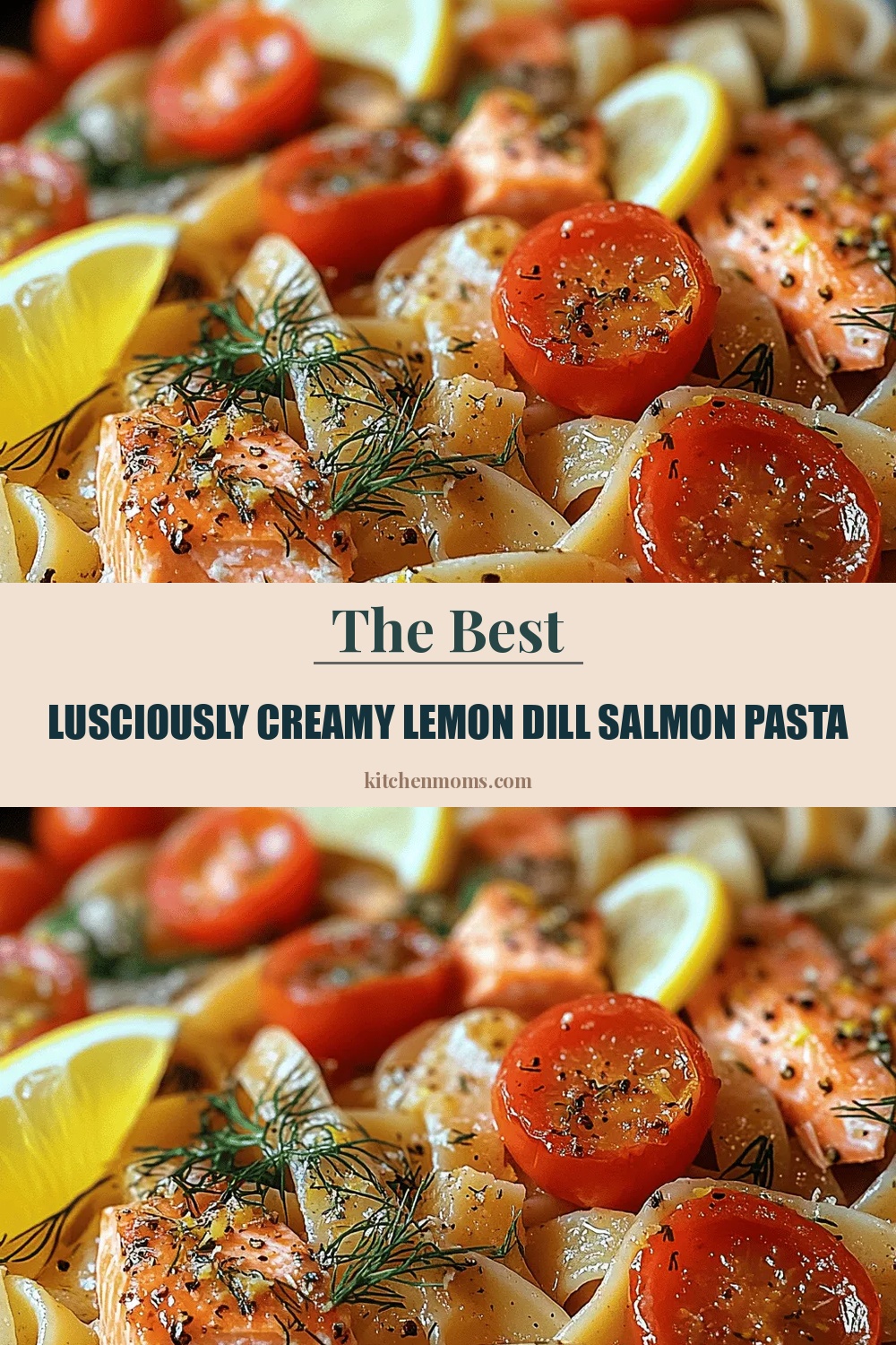Lusciously Creamy Lemon Dill Salmon Pasta