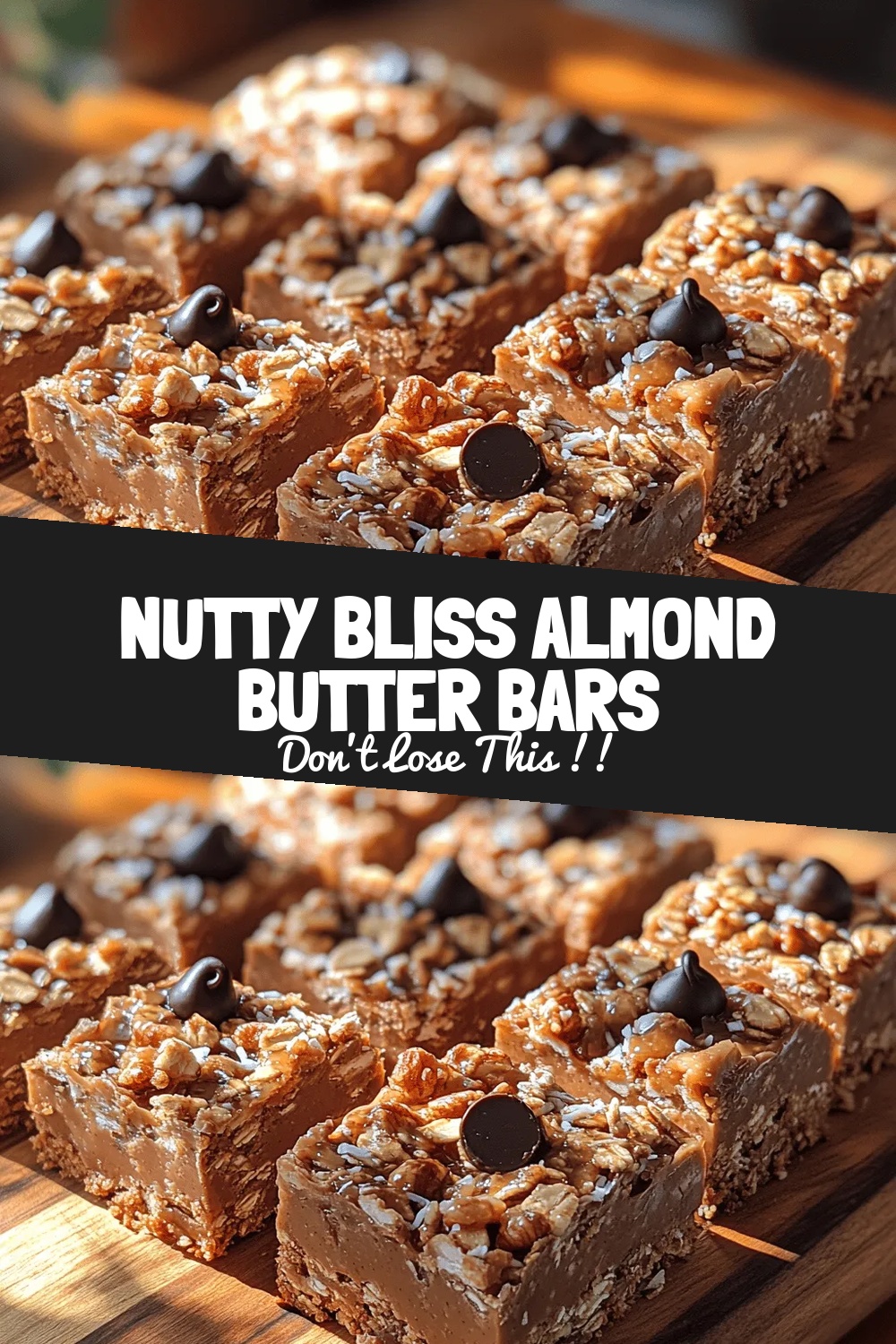 Nutty Bliss Almond Butter Bars