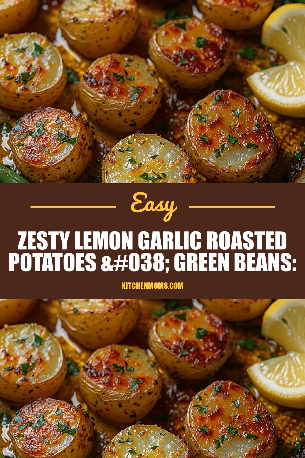 Zesty Lemon Garlic Roasted Potatoes & Green Beans: A Flavorful Side Dish