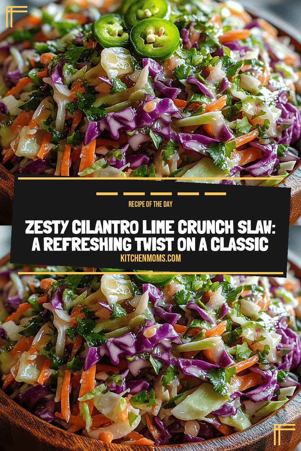 Zesty Cilantro Lime Crunch Slaw: A Refreshing Twist on a Classic
