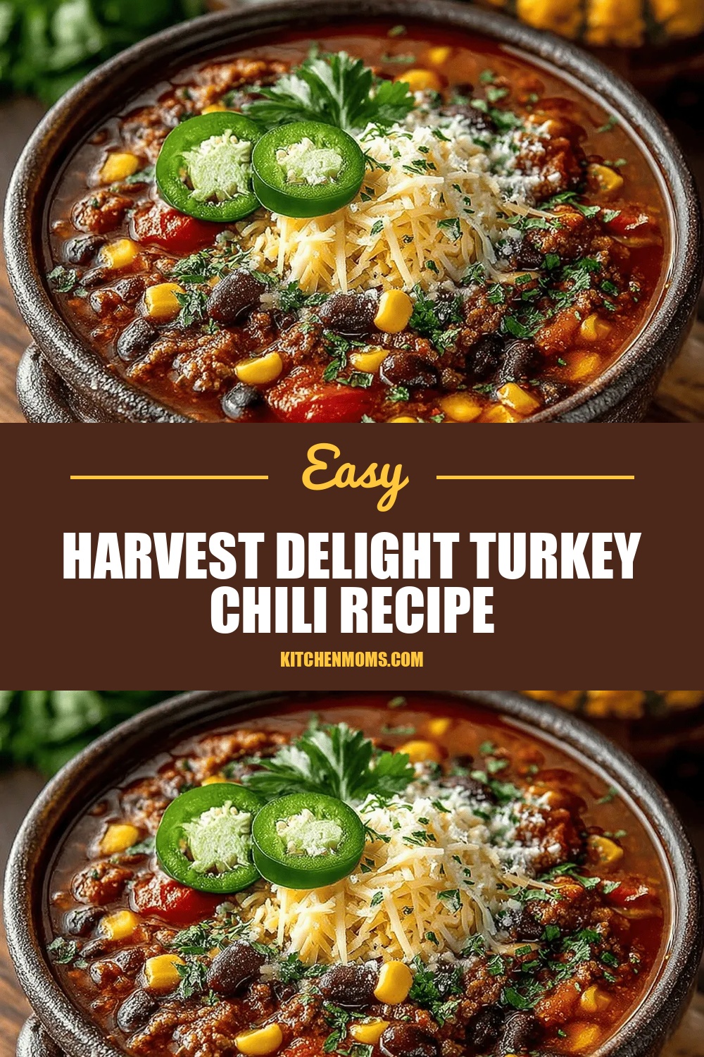 Harvest Delight Turkey Chili Recipe