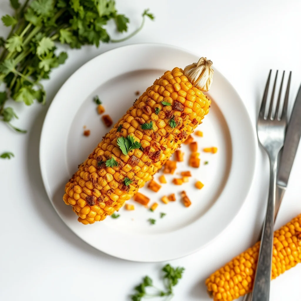 Crispy Chipotle Air Fryer Sweet Corn