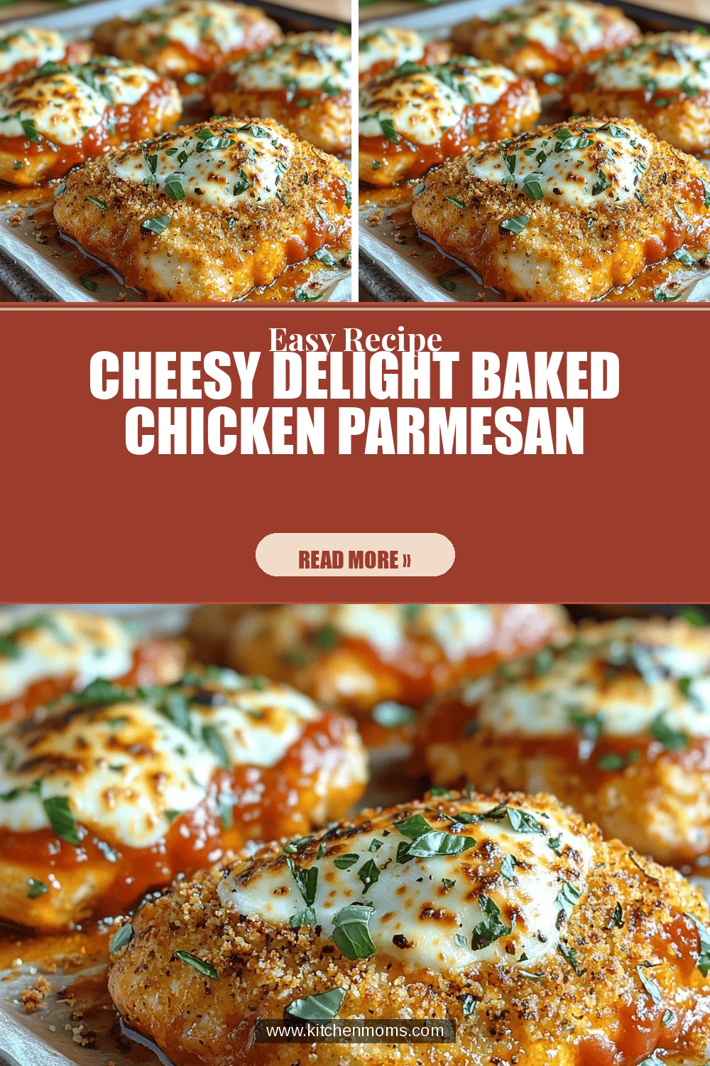 Cheesy Delight Baked Chicken Parmesan